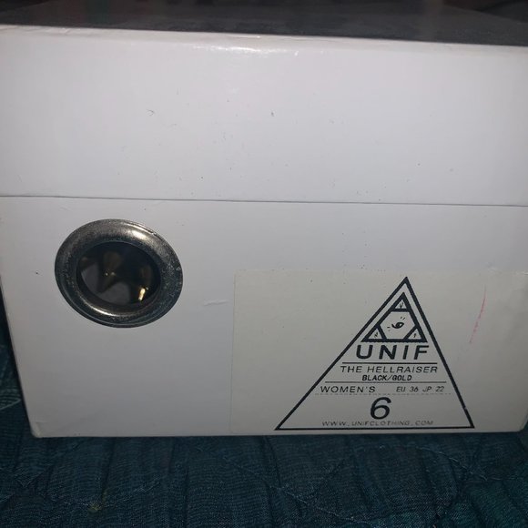 UNIF HELLRAISER BLACK/GOLD SIZE 6 - Picture 5 of 5